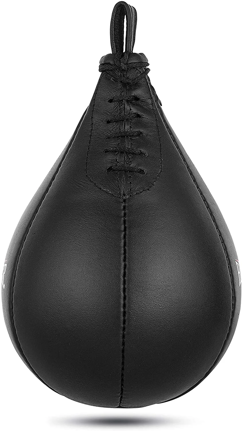 HUNTER Speed Ball Boxing Cow Hide Leather MMA Speed Bag Muay Thai Training Speed Bag Punching Dodge Striking Bag Kit with Hanging Swivel for Workout