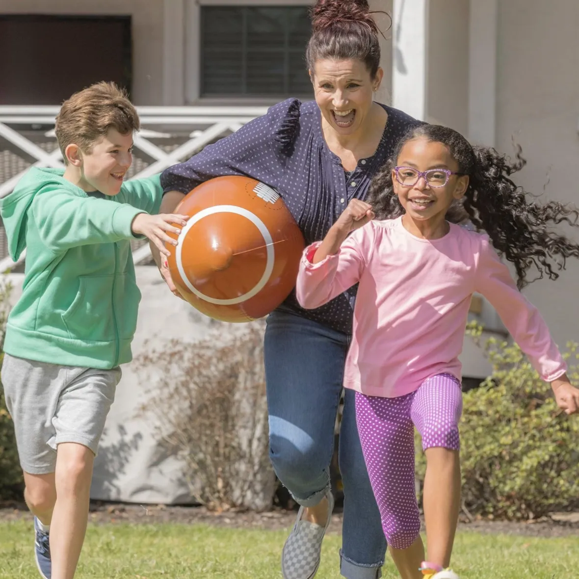 Inflatable Football and Tee