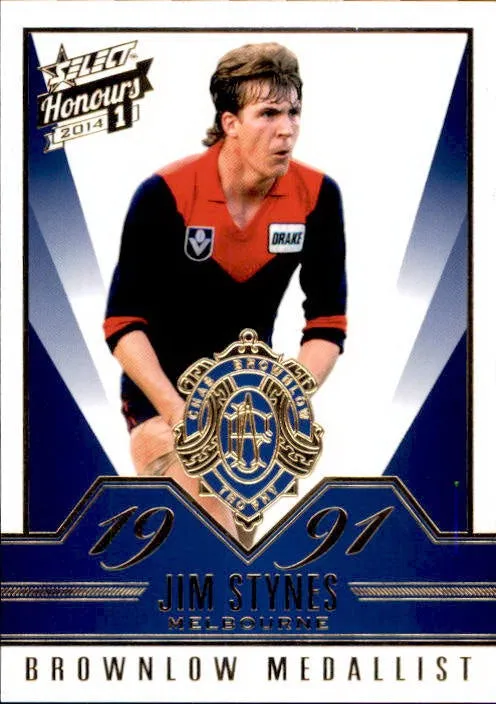 Jim Stynes, Brownlow Gallery, 2014 Select AFL Honours 1