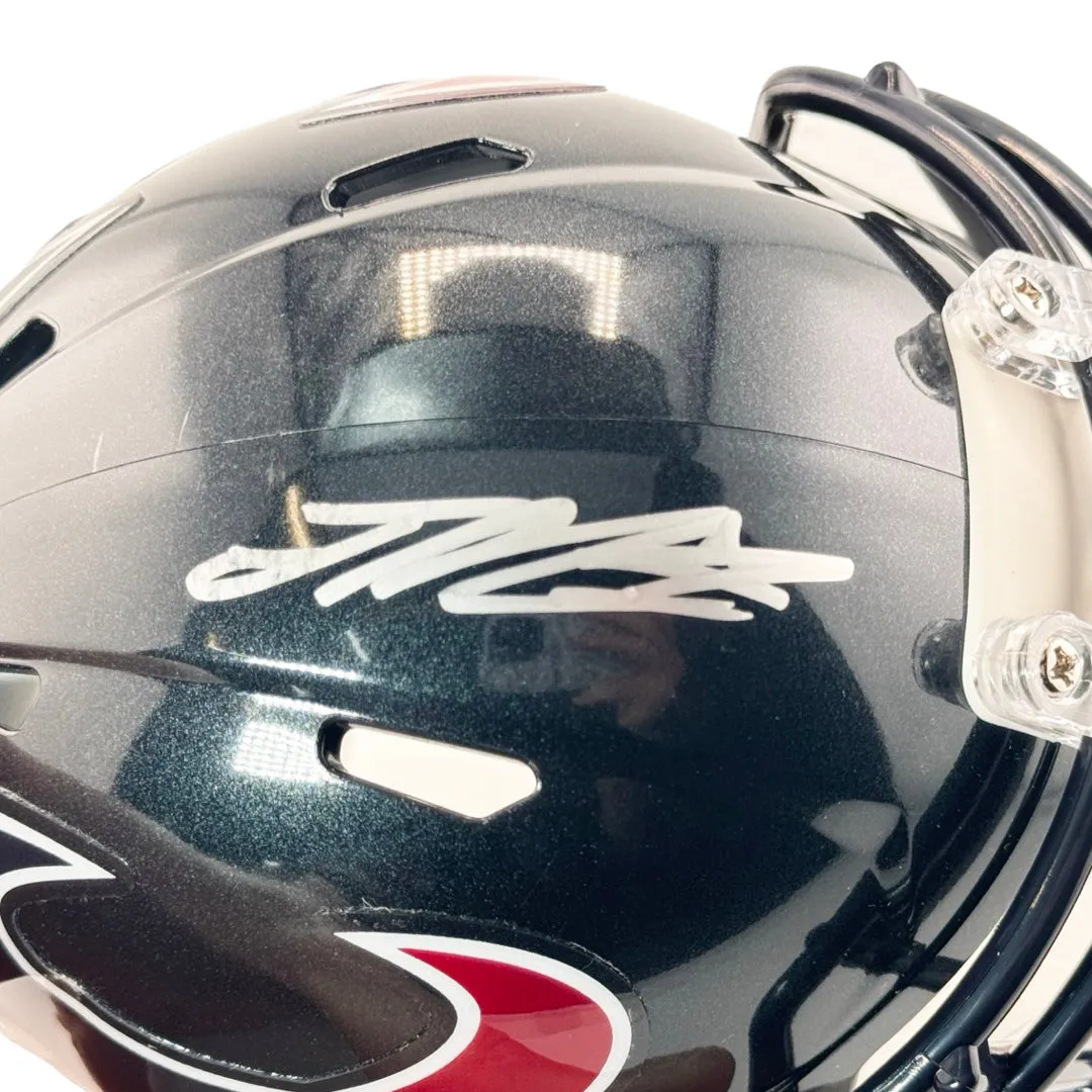 Joe Mixon Signed Houston Texans Speed Mini Football Helmet (JSA)