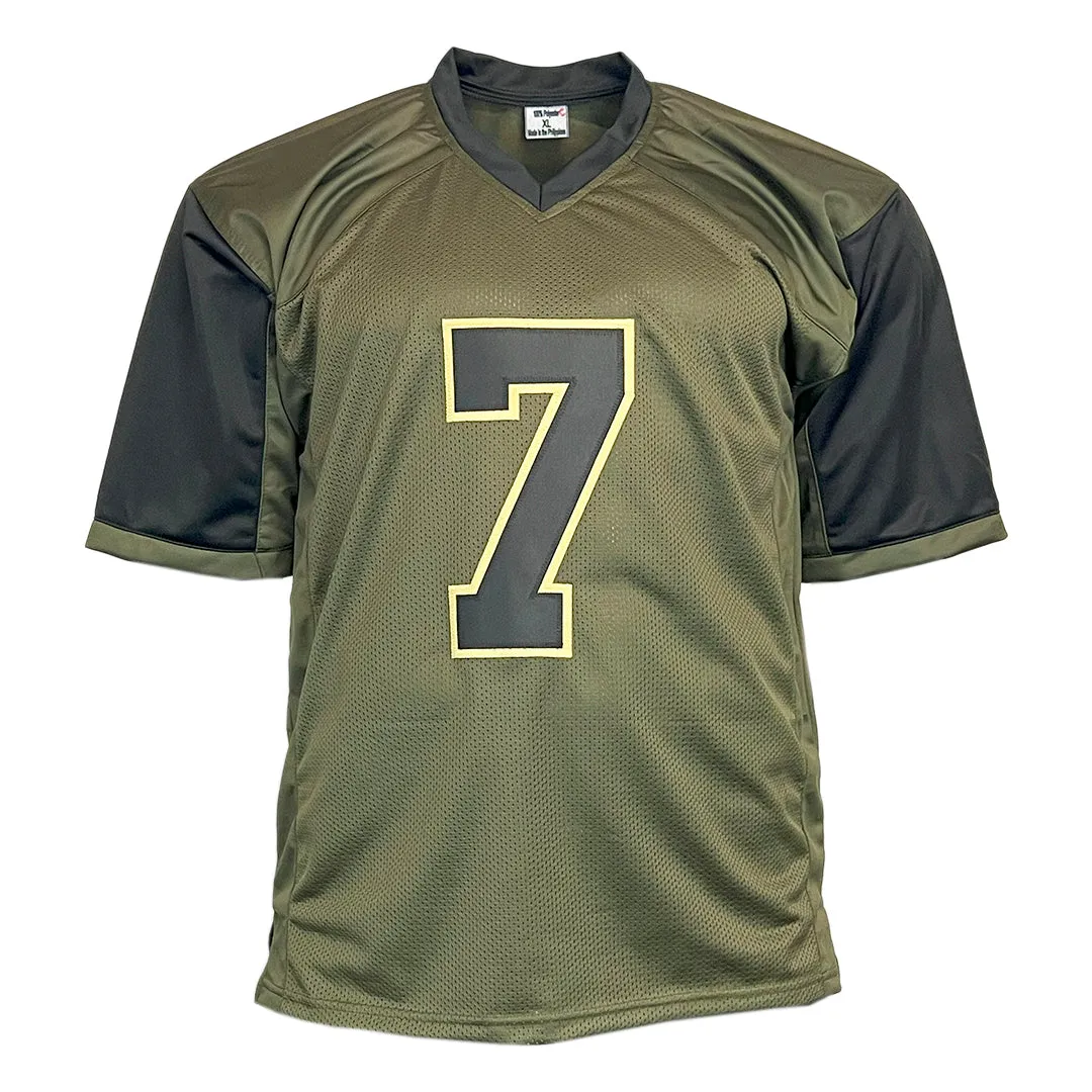 John Elway Unsigned Salute to Service Football Jersey