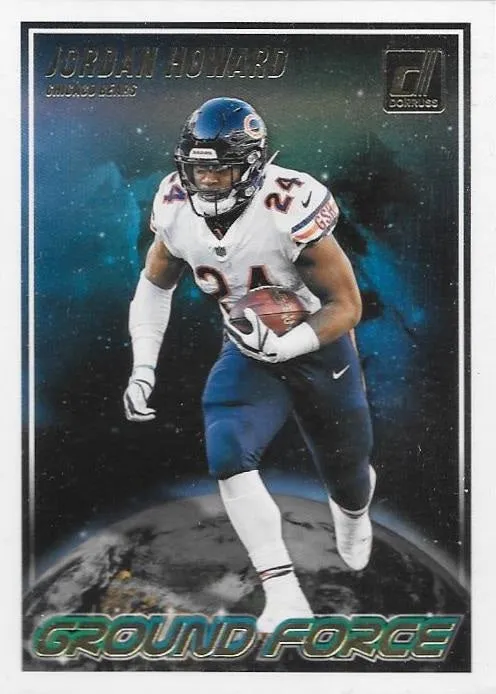 Jordan Howard, Ground Force, 2018 Panini Donruss NFL