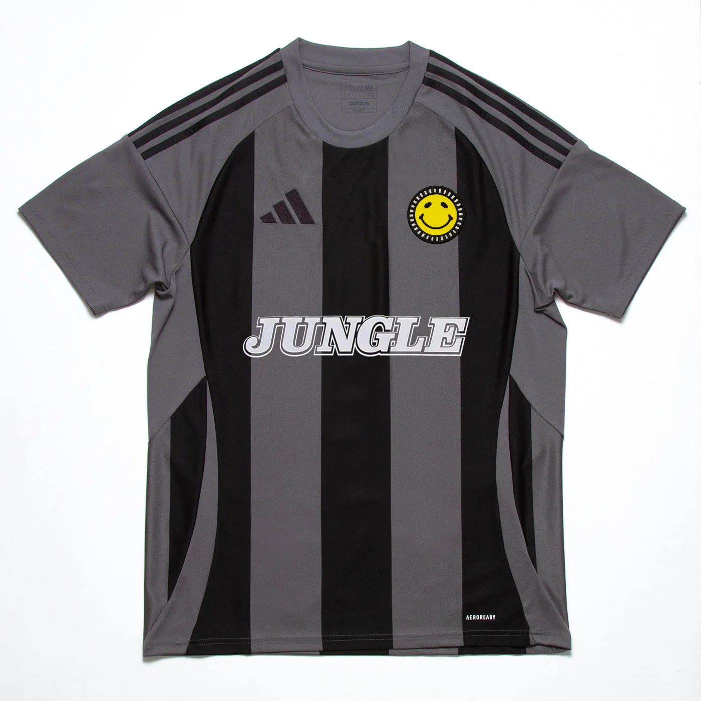 Jungle FC Striped Club - Jersey - Grey/Black