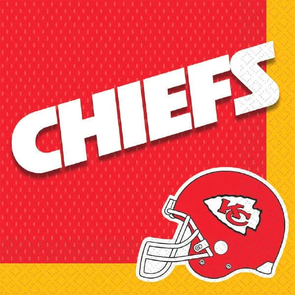 Kansas City Chiefs Luncheon Napkins 16ct