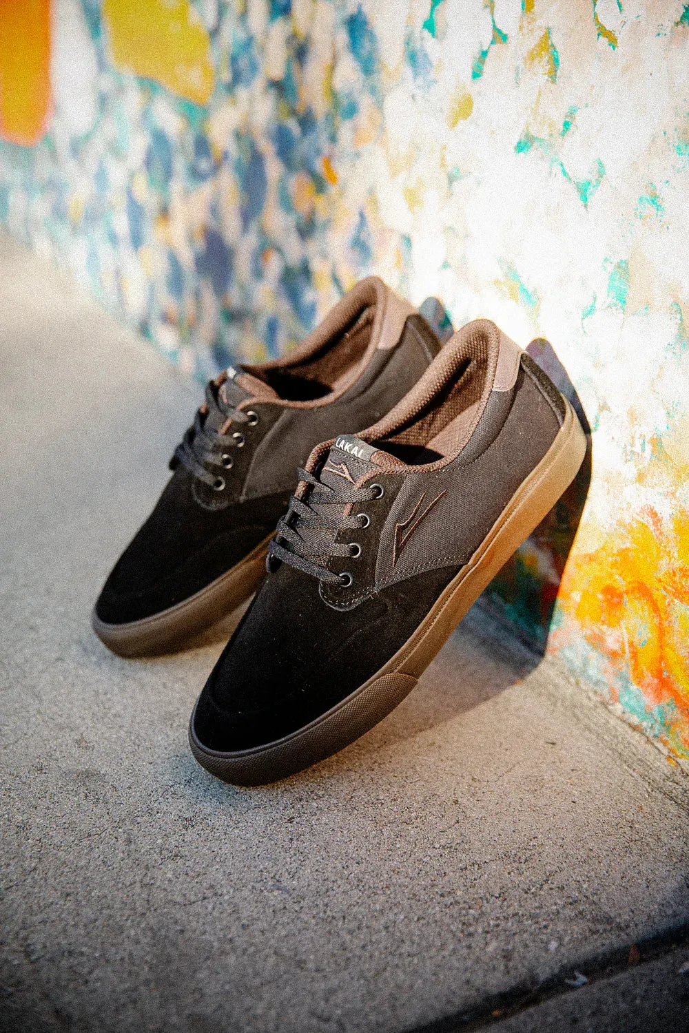 Lakai Shoes Riley 3 - Black/Gum Suede