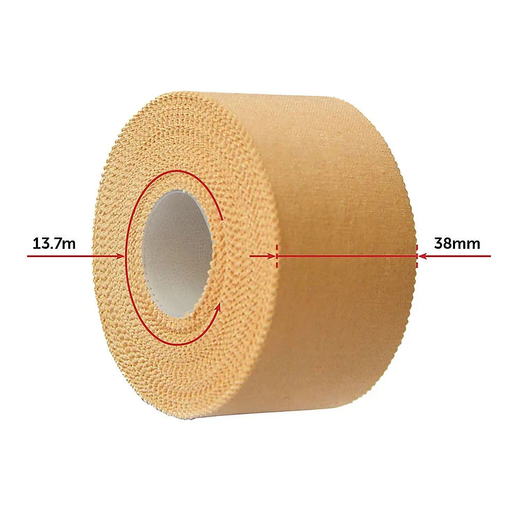 Latex-Free Rigid Sports Strapping Tape, 16 Rolls – 38mm x 13.7m