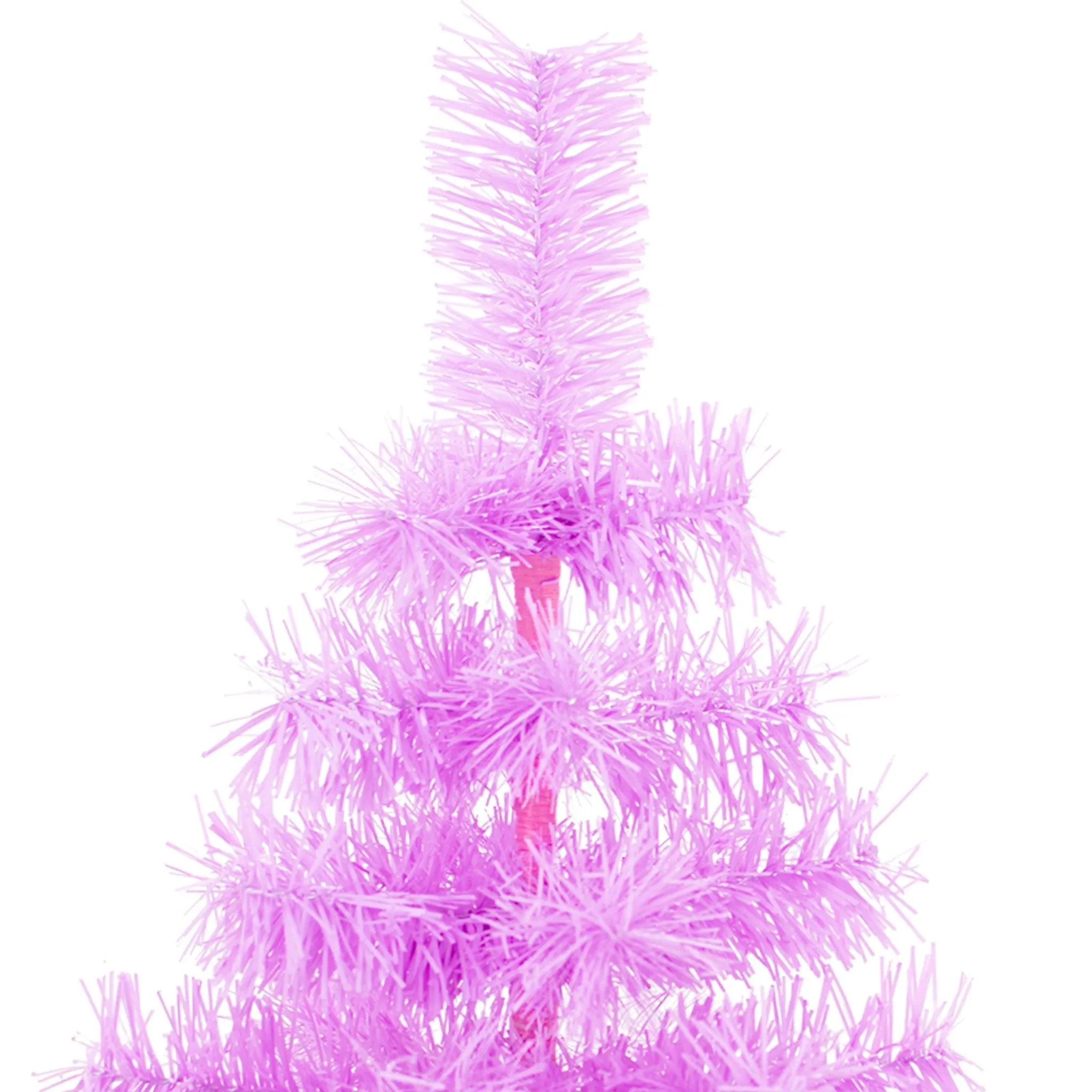 Lavender Tinsel Christmas Tree