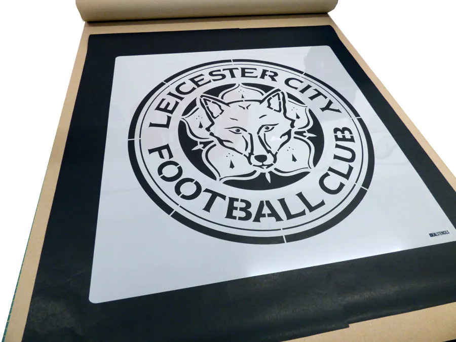 Leicester City Football Club Crest Stencil