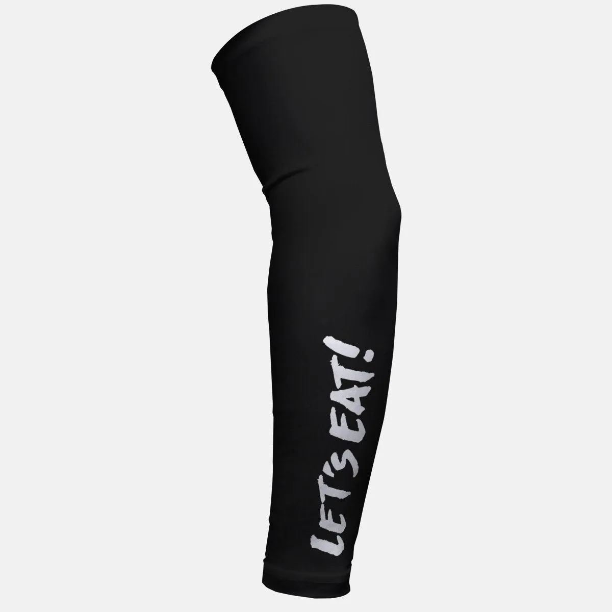 LET'S EAT Black arm sleeve