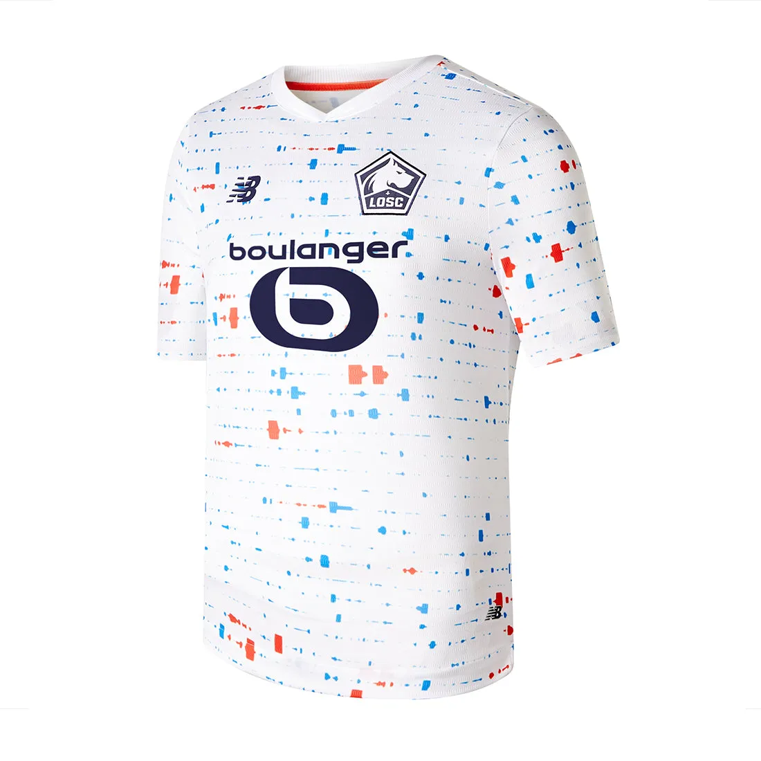 LOSC LILLE 23/24 NEW BALANCE AWAY MEN'S FOOTBALL JERSEY WHITE