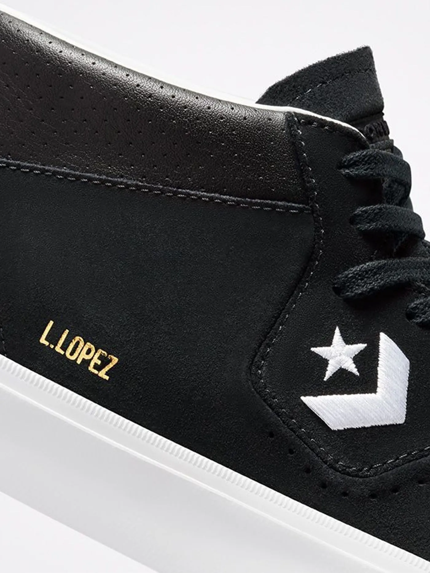 Louie Lopez Pro Mid Black/Black/White Shoes