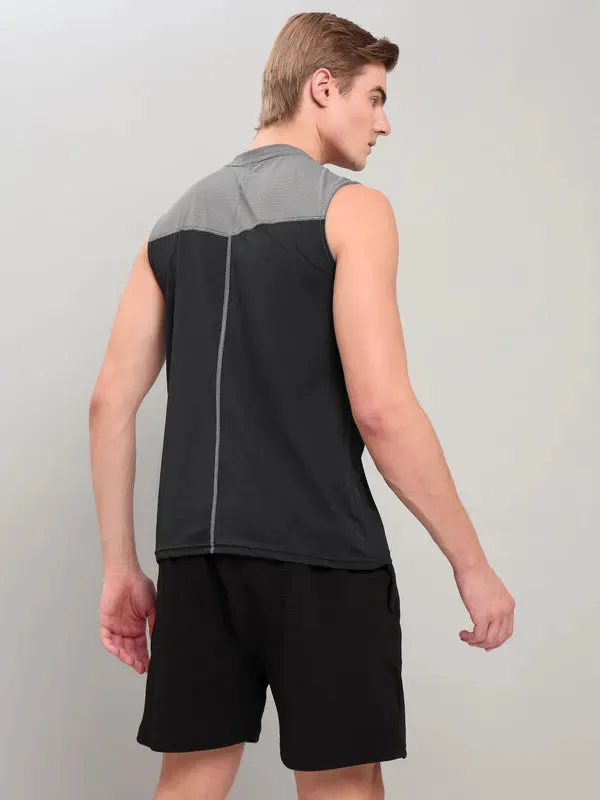 Men Solid Slim Fit Crew Neck Innerwear Vest with ELASTO LITE