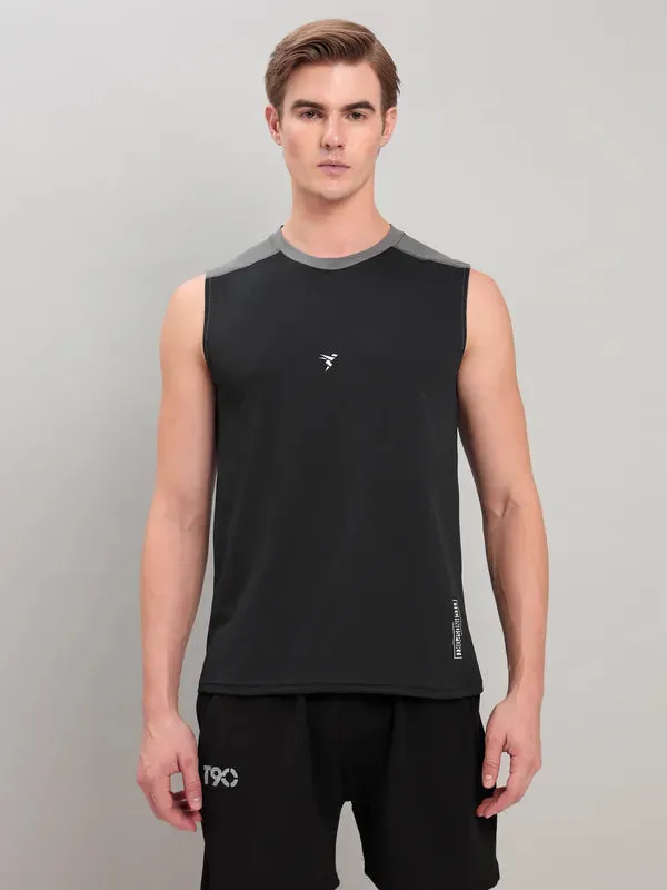 Men Solid Slim Fit Crew Neck Innerwear Vest with ELASTO LITE