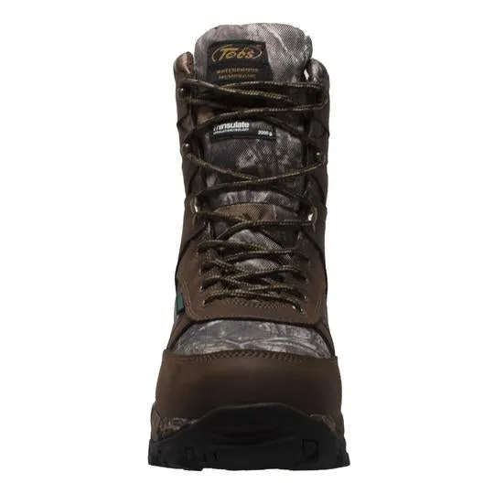 Men's 1000G 10" Brown Camo Hunting Boot Leather Boots