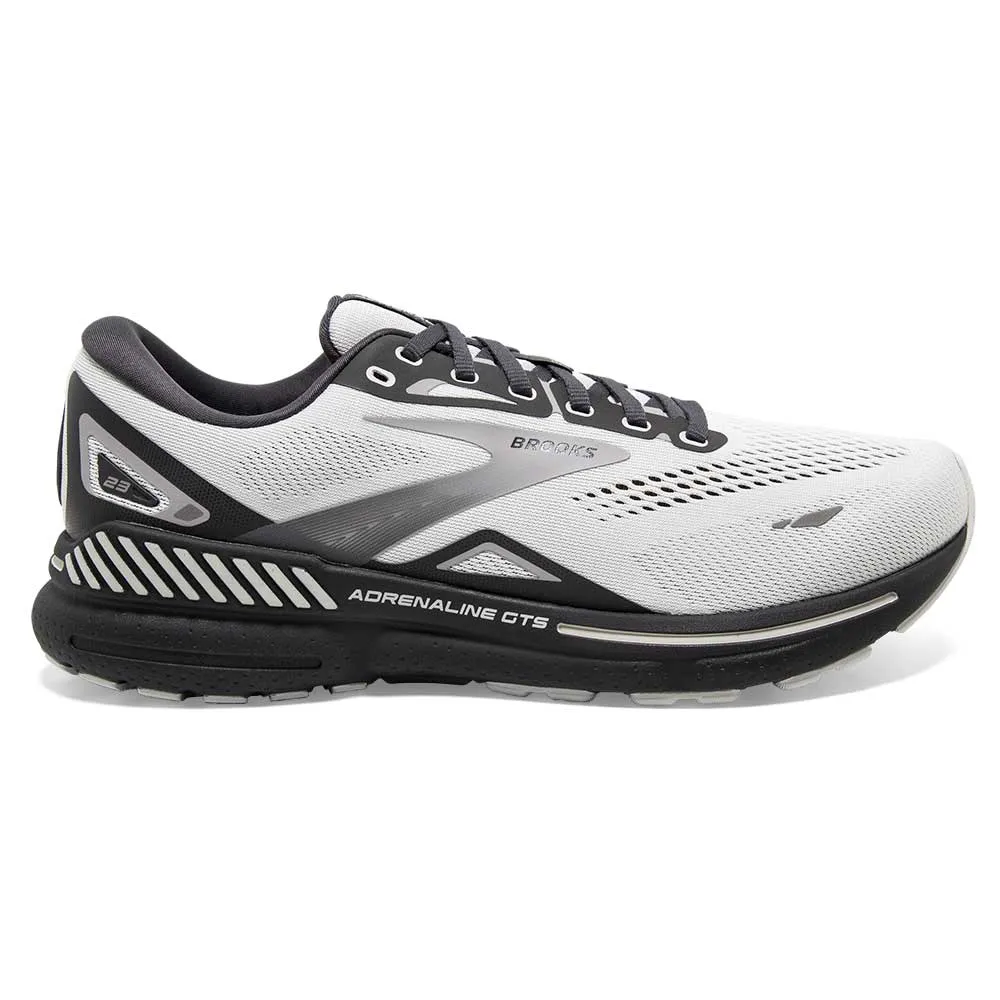 Men's Adrenaline GTS 23 Running Shoe - Oyster/Ebony/Alloy - Wide (2E)