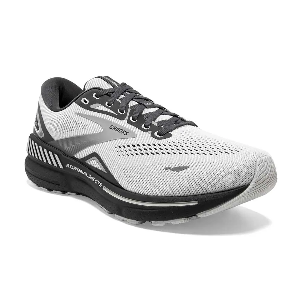 Men's Adrenaline GTS 23 Running Shoe - Oyster/Ebony/Alloy - Wide (2E)