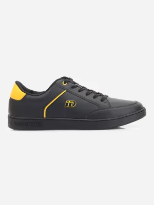 Men's Black Lace Up Casual Sneaker (ID3070)