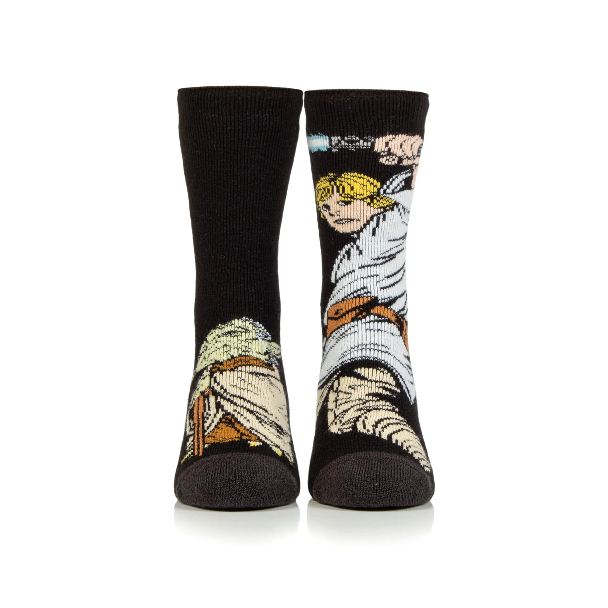 Mens Lite Licensed Character Socks - Star Wars Luke & Yoda