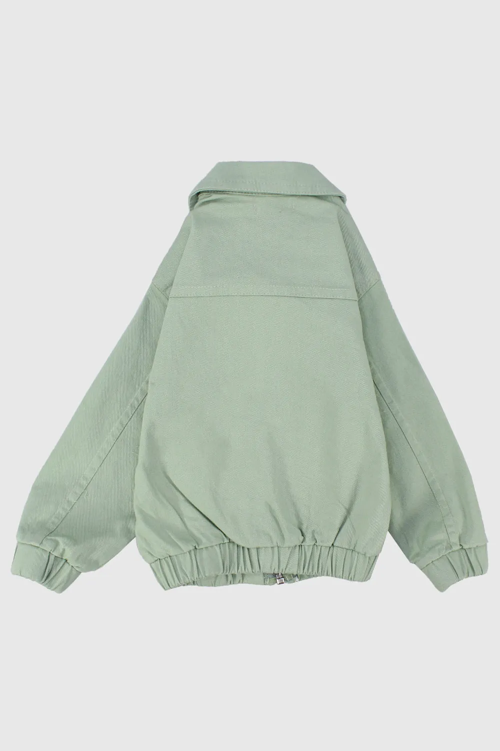 Mint Green Long-Sleeved Jacket