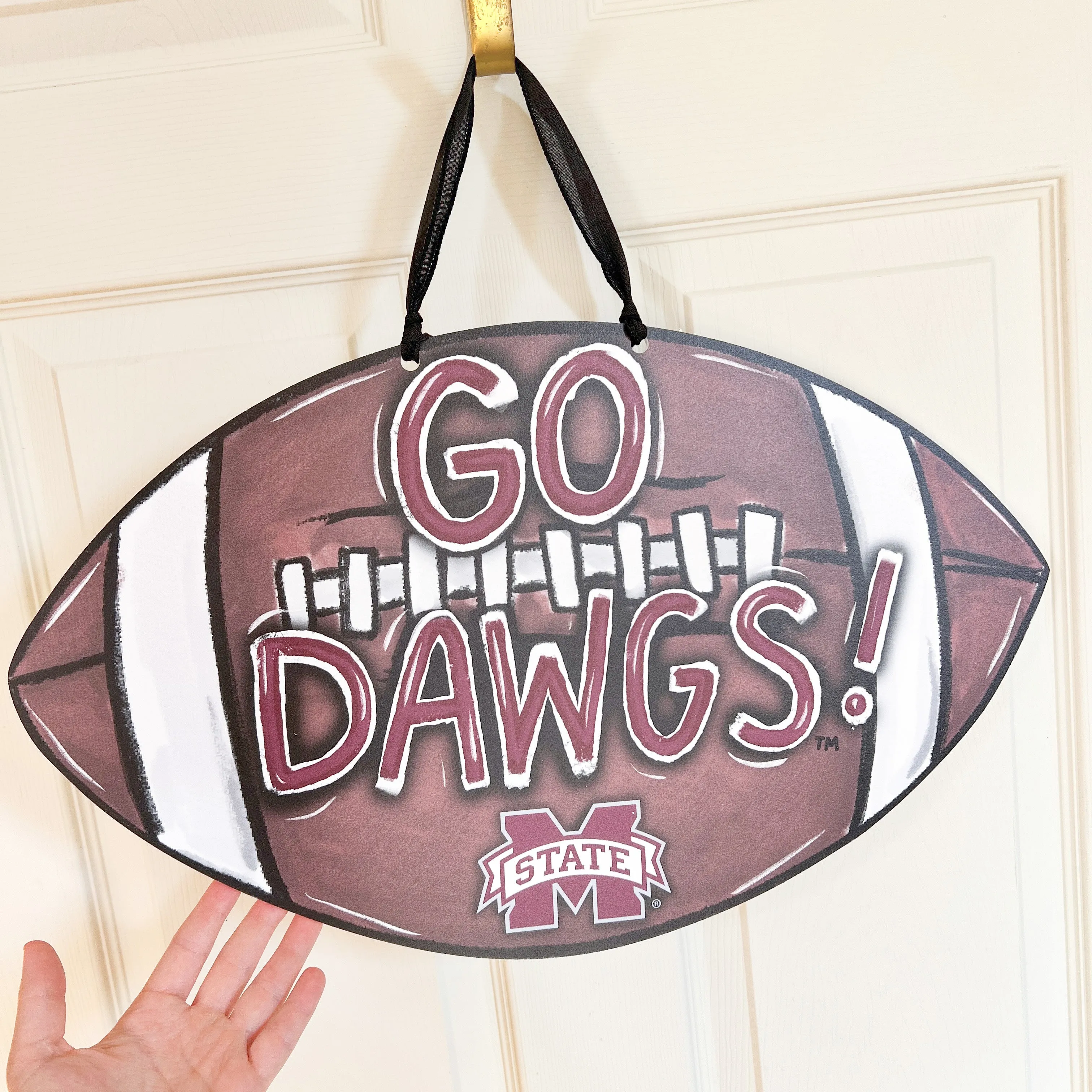 Mississippi State University Football Door Hanger *ONLINE EXCLUSIVE*