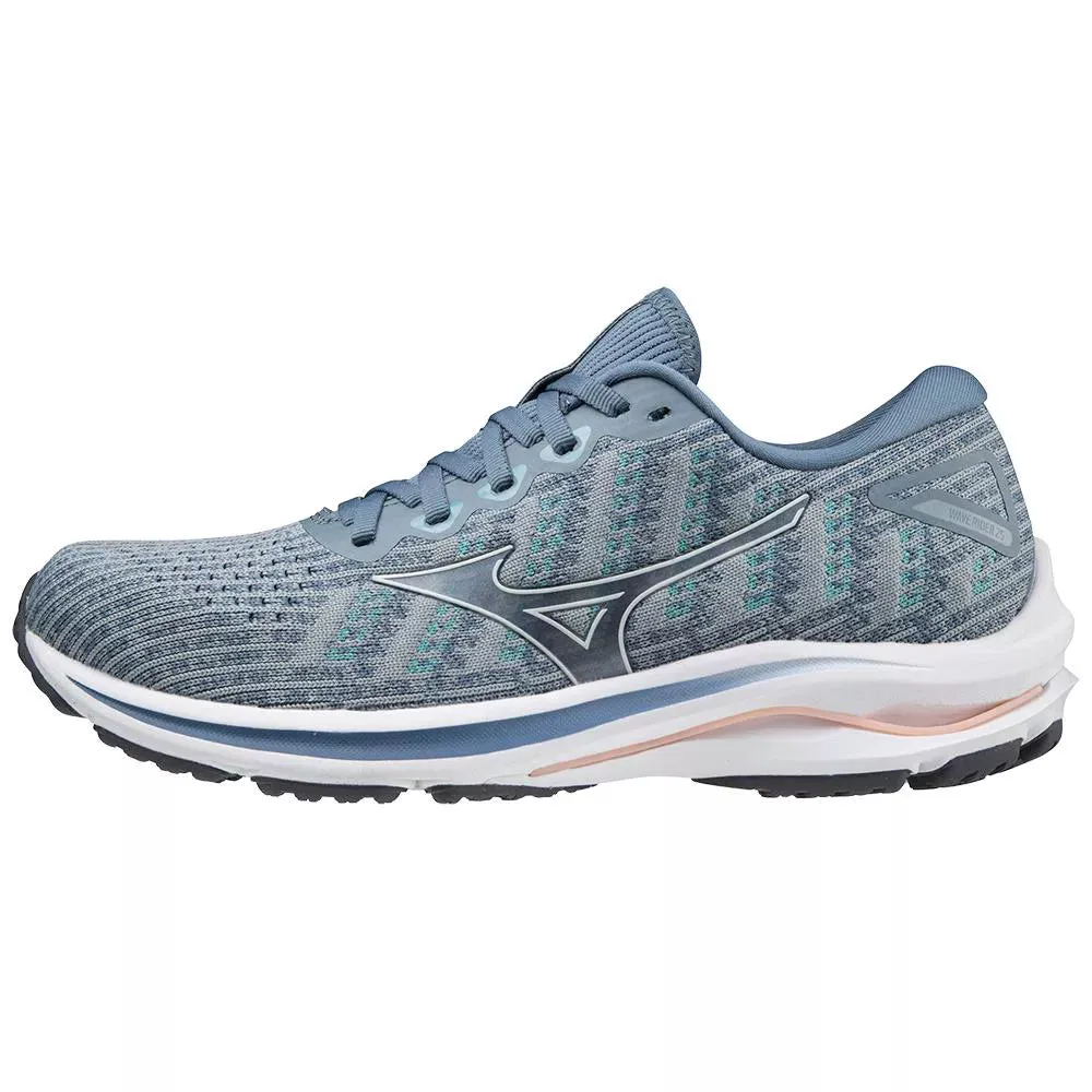 Mizuno | Wave Rider 25 | Waveknit | Women's | Quarry/Vaporous Grey