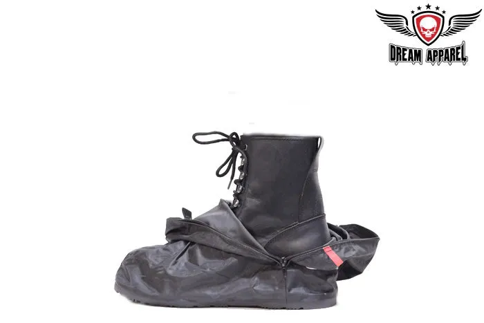 Motorcycle Rain Boot Covers With Rubber Outer Sole - Raingard Legs