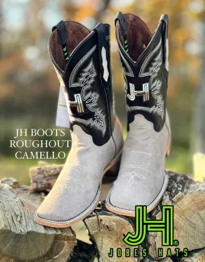 New 2024 Mens JH Roughout “Camello” Square Toe Boots