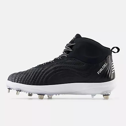 New Balance 2024 FuelCell 4040v7 Mid-Metal Cleats - Black