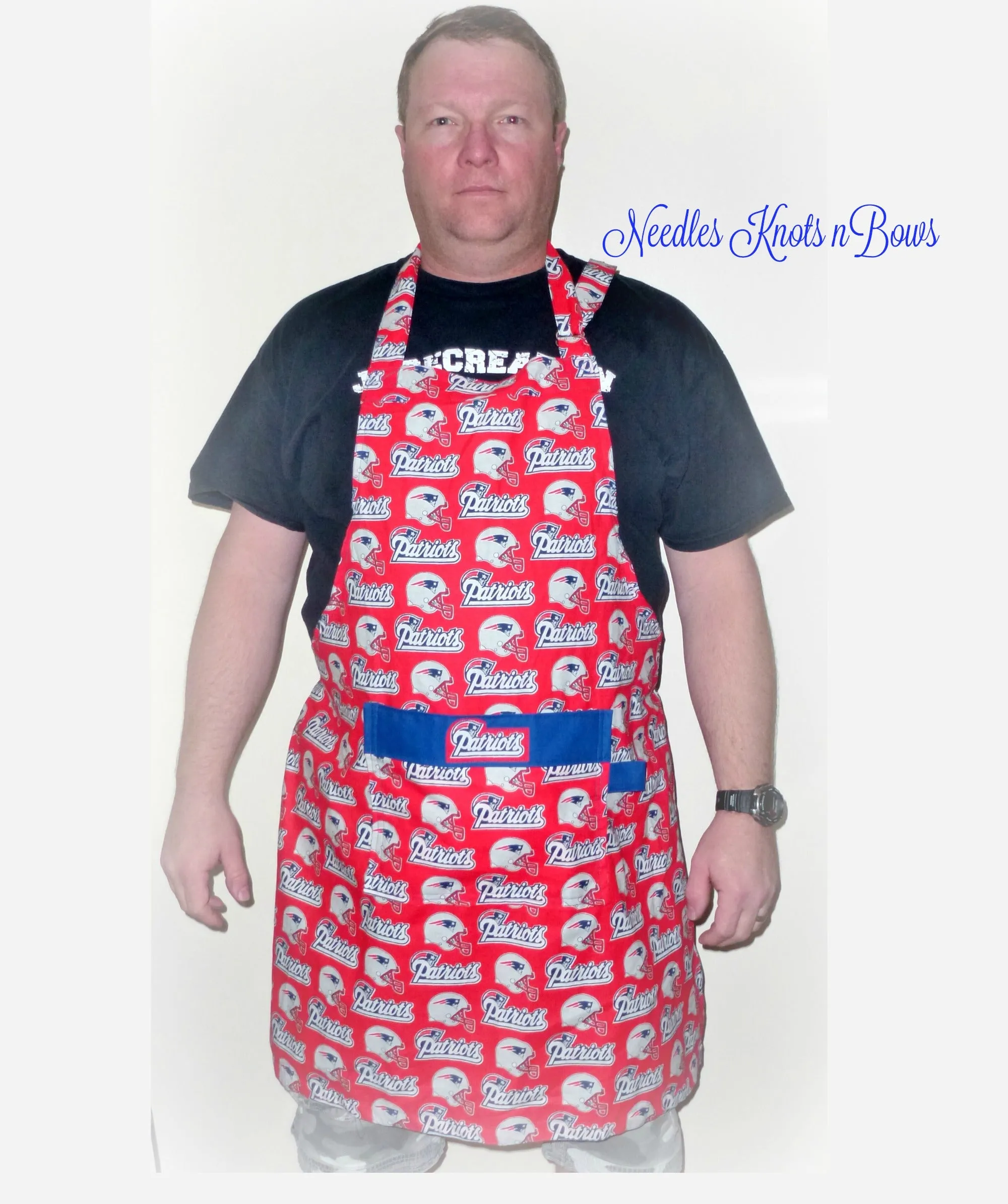 New England Patriots Womens Flirty Football Apron