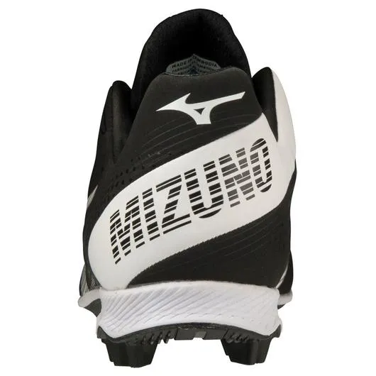 New Mizuno Wave Finch LightRevo Black Jr Cleats 4.5