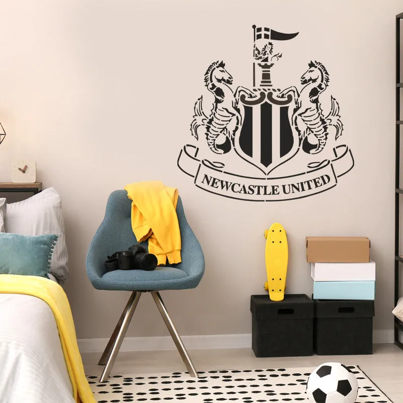 Newcastle United Football Club Crest Stencil