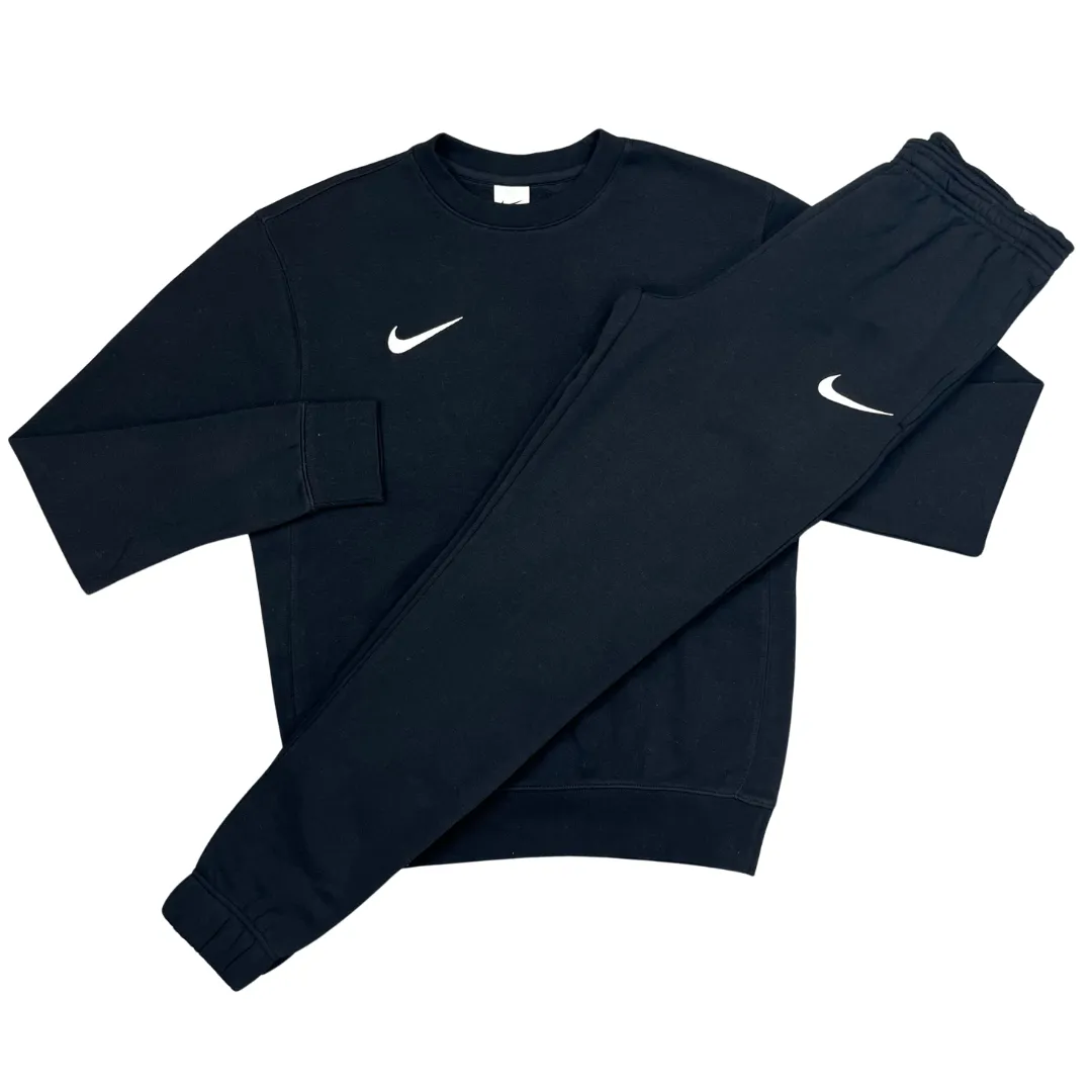 Nike Crew Neck Tracksuit - Black