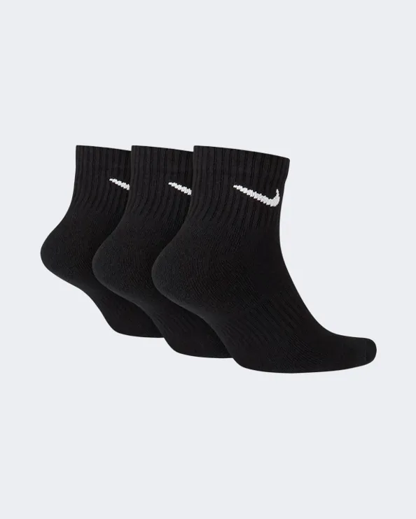 Nike Everyday Cushion Ankle Men Football Sock Black Sx7667-010