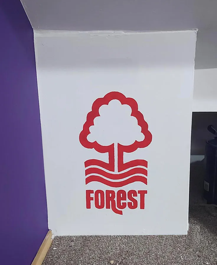 Nottingham Forrest FC Badge Stencil