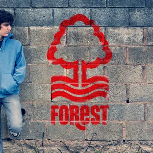 Nottingham Forrest FC Badge Stencil