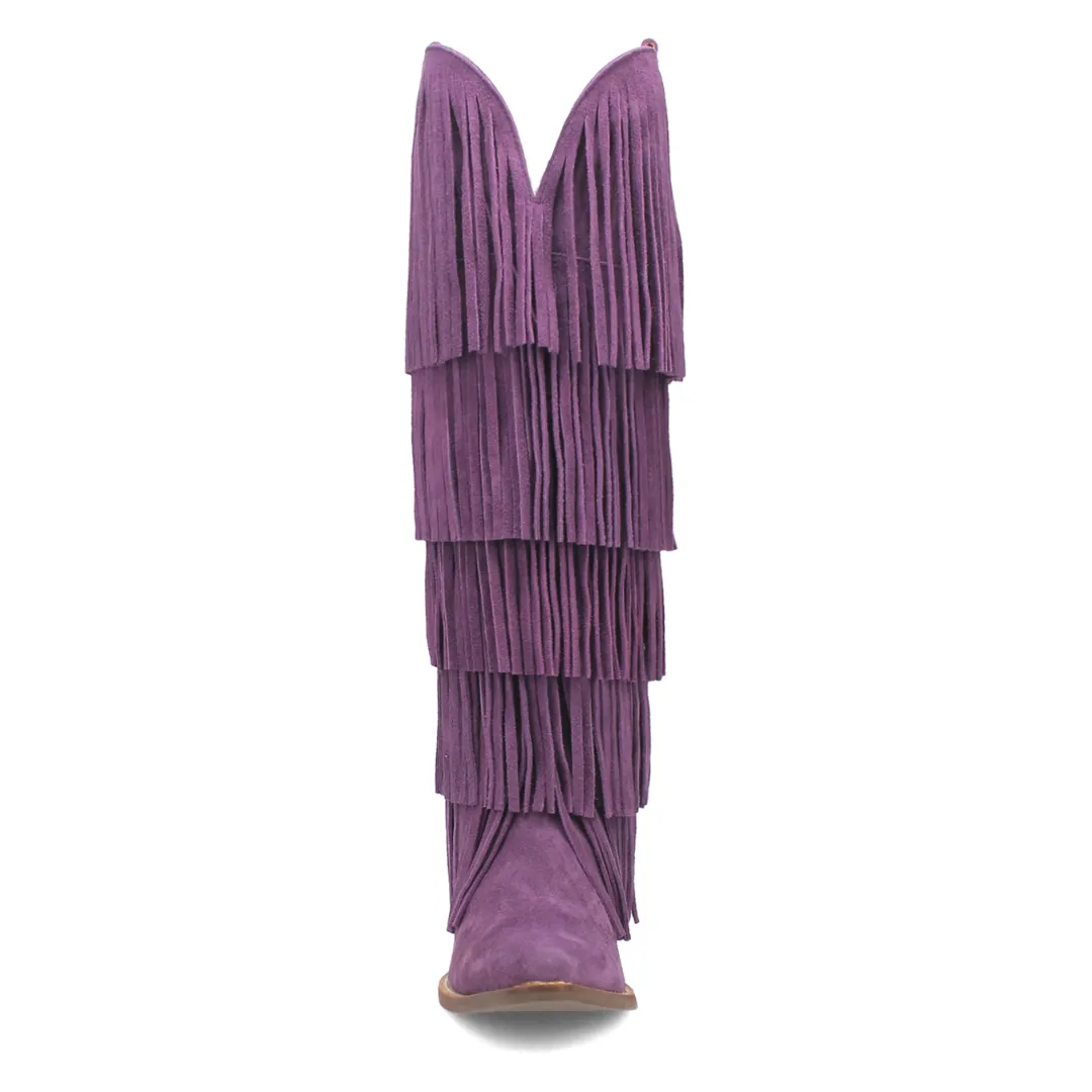 Online Exclusive | Dingo | Wild Child Suede Leather Boot in Purple **PREORDER