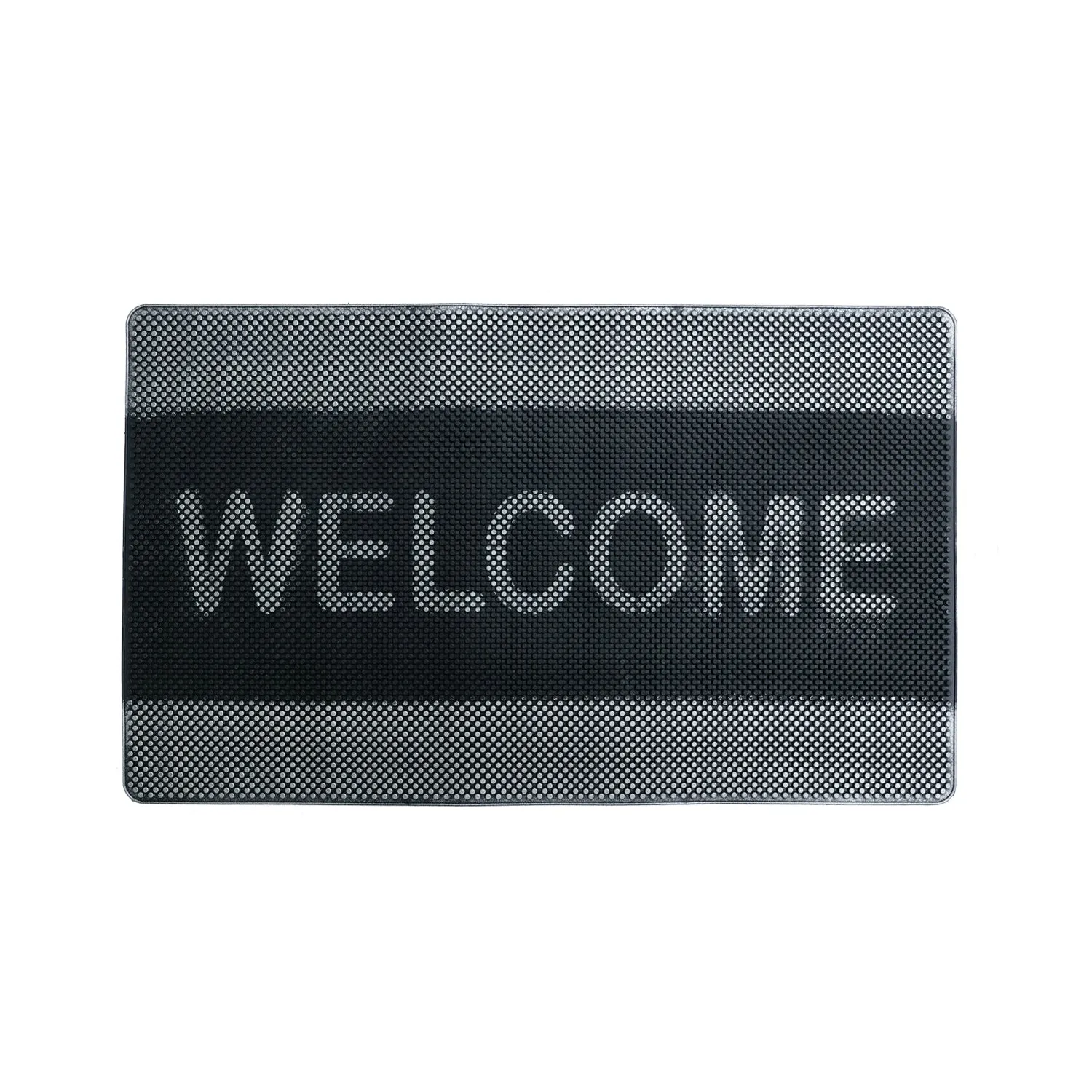 OnlyMat Rubber Welcome Anti-Slip Doormat Washable Office Entrance 45x75cmx8mm - Indoor / Outdoor, Waterproof