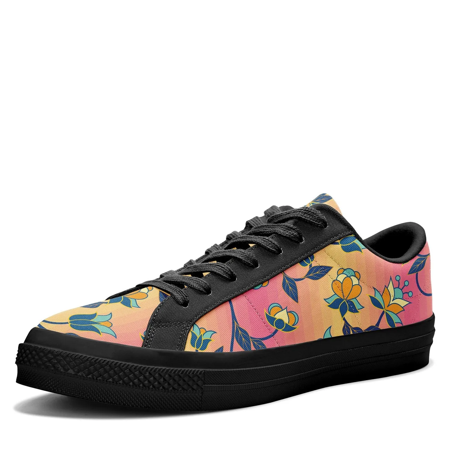 Orange Days Aapisi Low Top Canvas Shoes Black Sole