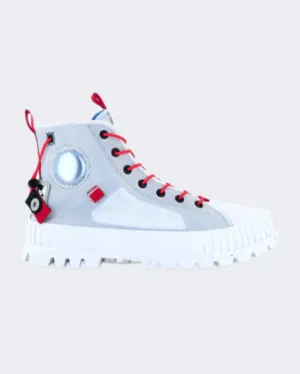 Palladium Pallashock Mid Ticket To Earth Unisex Lifestyle Shoes White 77354-116