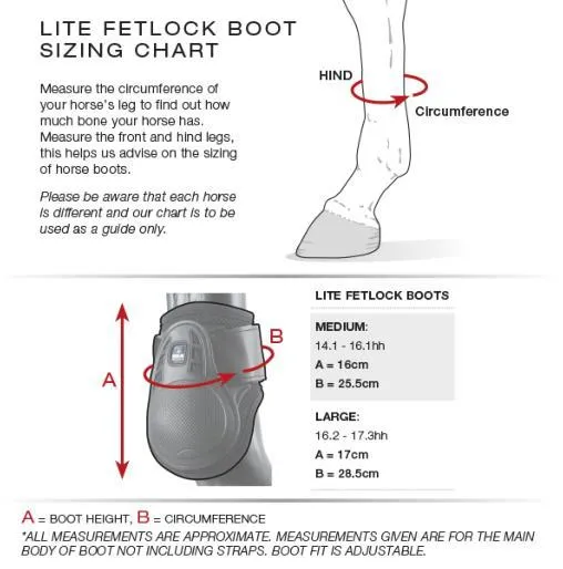 PEI Kevlar Air Tech Fetlock LITE Horse Boots