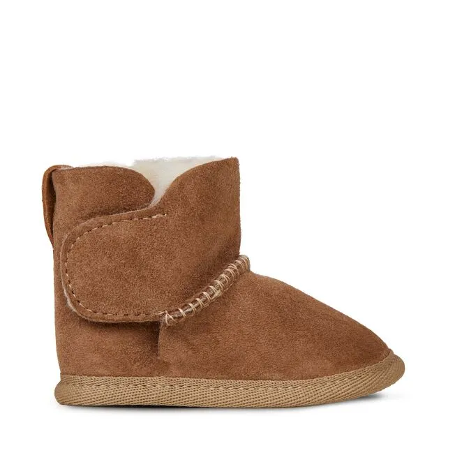 Platinum Baby Bootie - Chestnut