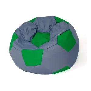 Pouffe GO GIFT Green Grey Oxford Football