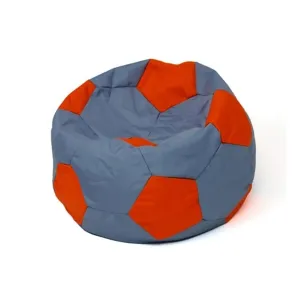 Pouffe GO GIFT Red Grey Oxford Football