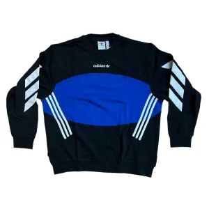 Premiere Crewneck Sweater Black Royal Blue White Adidas Skateboarding Outerwear IY1613