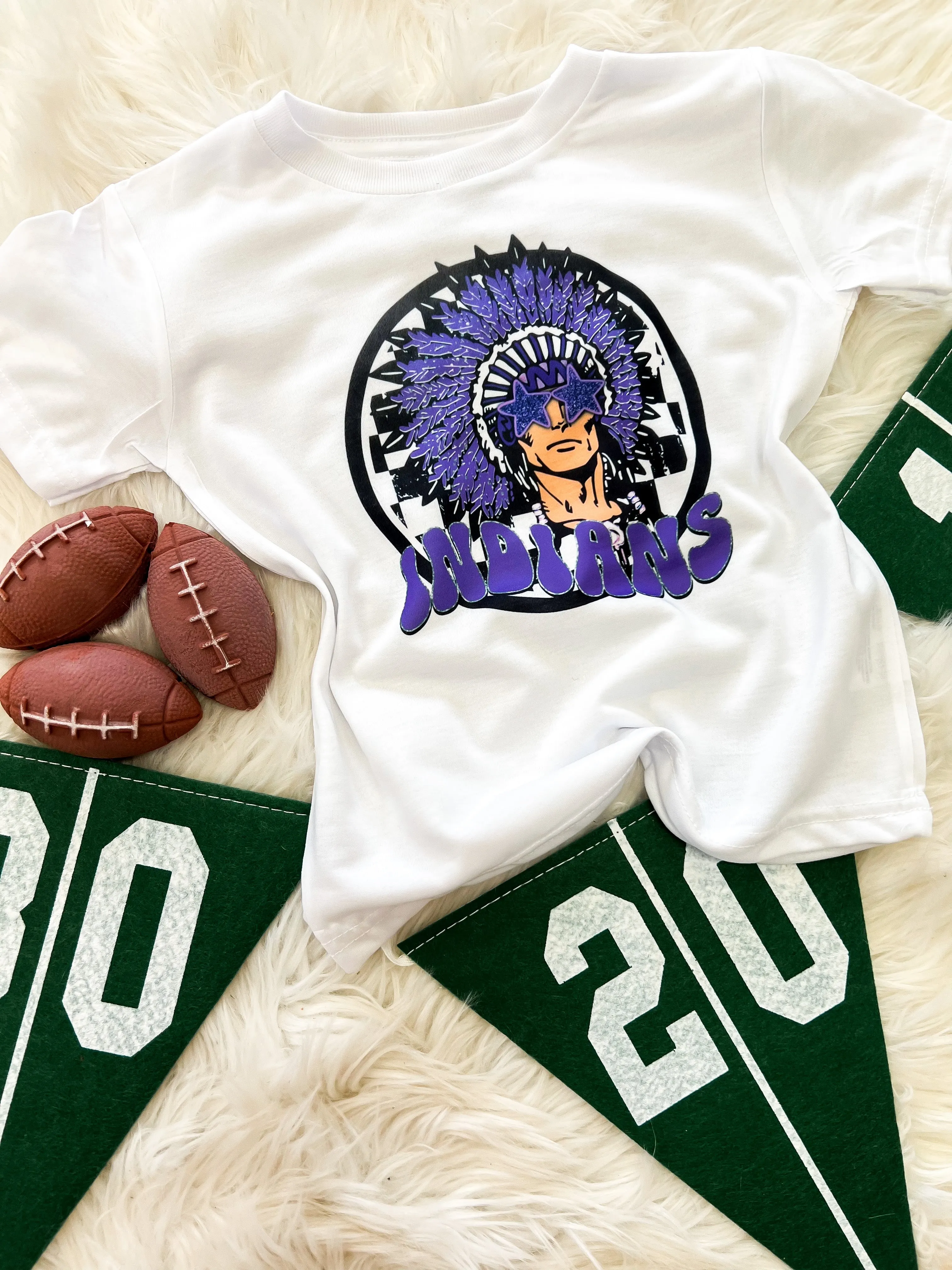 Preppy Football Mascot Tees