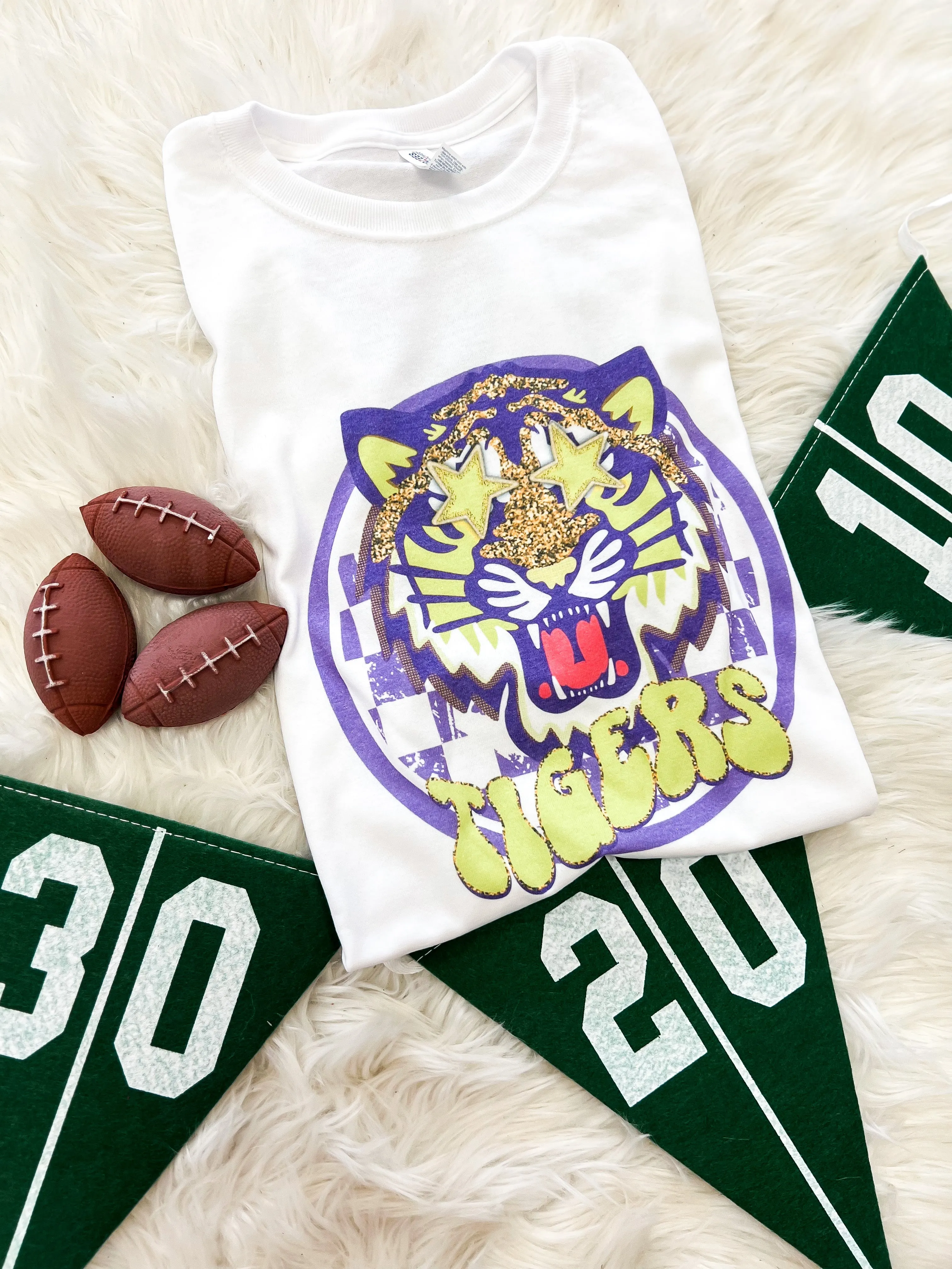 Preppy Football Mascot Tees