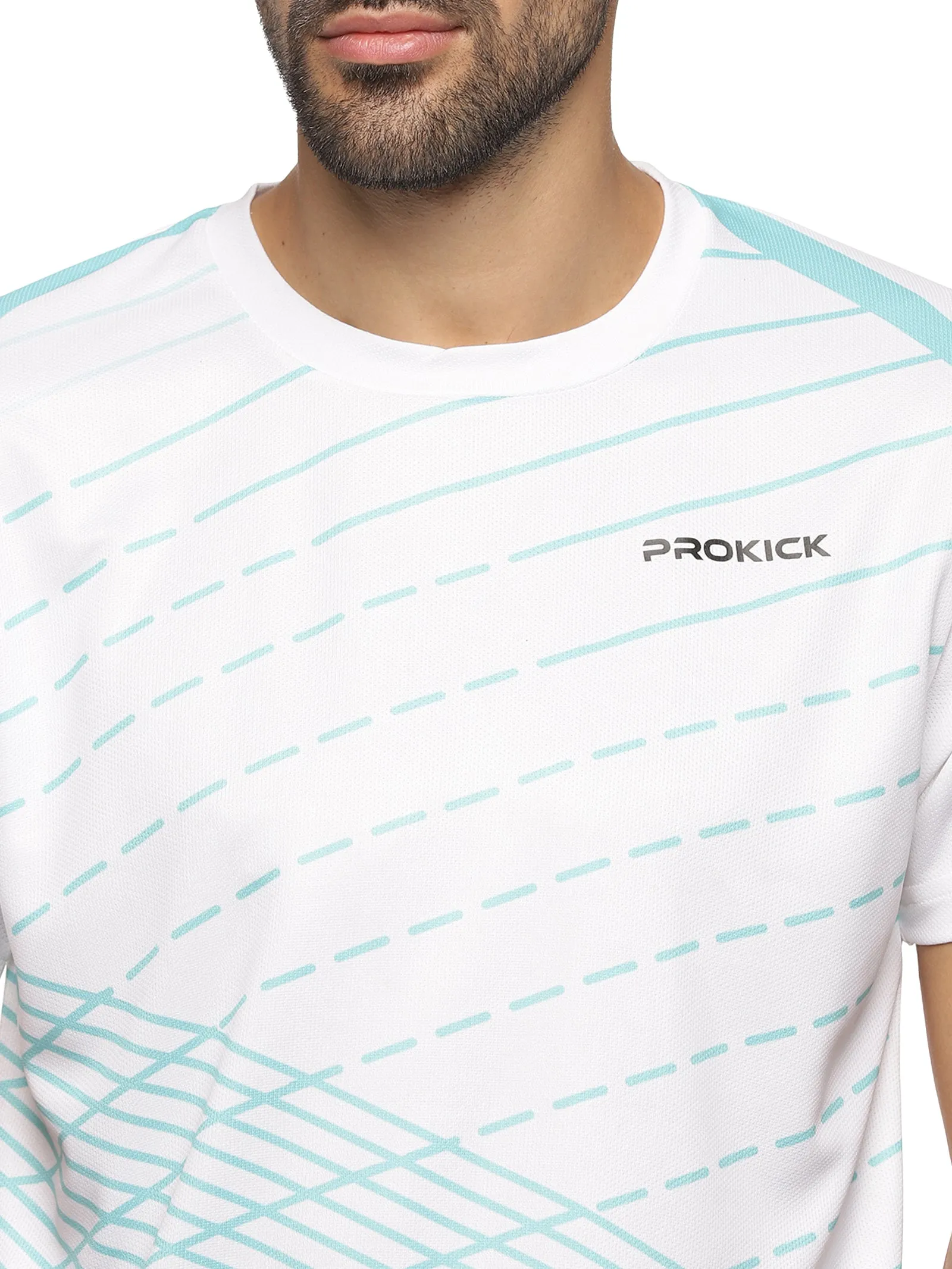 Prokick Regular Fit Round Neck Half Sleeves Tshirt for Men