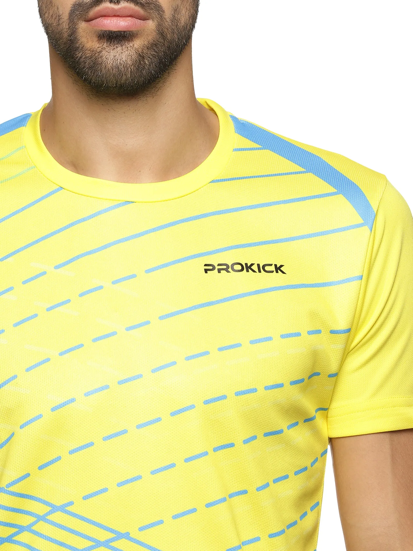 Prokick Regular Fit Round Neck Half Sleeves Tshirt for Men