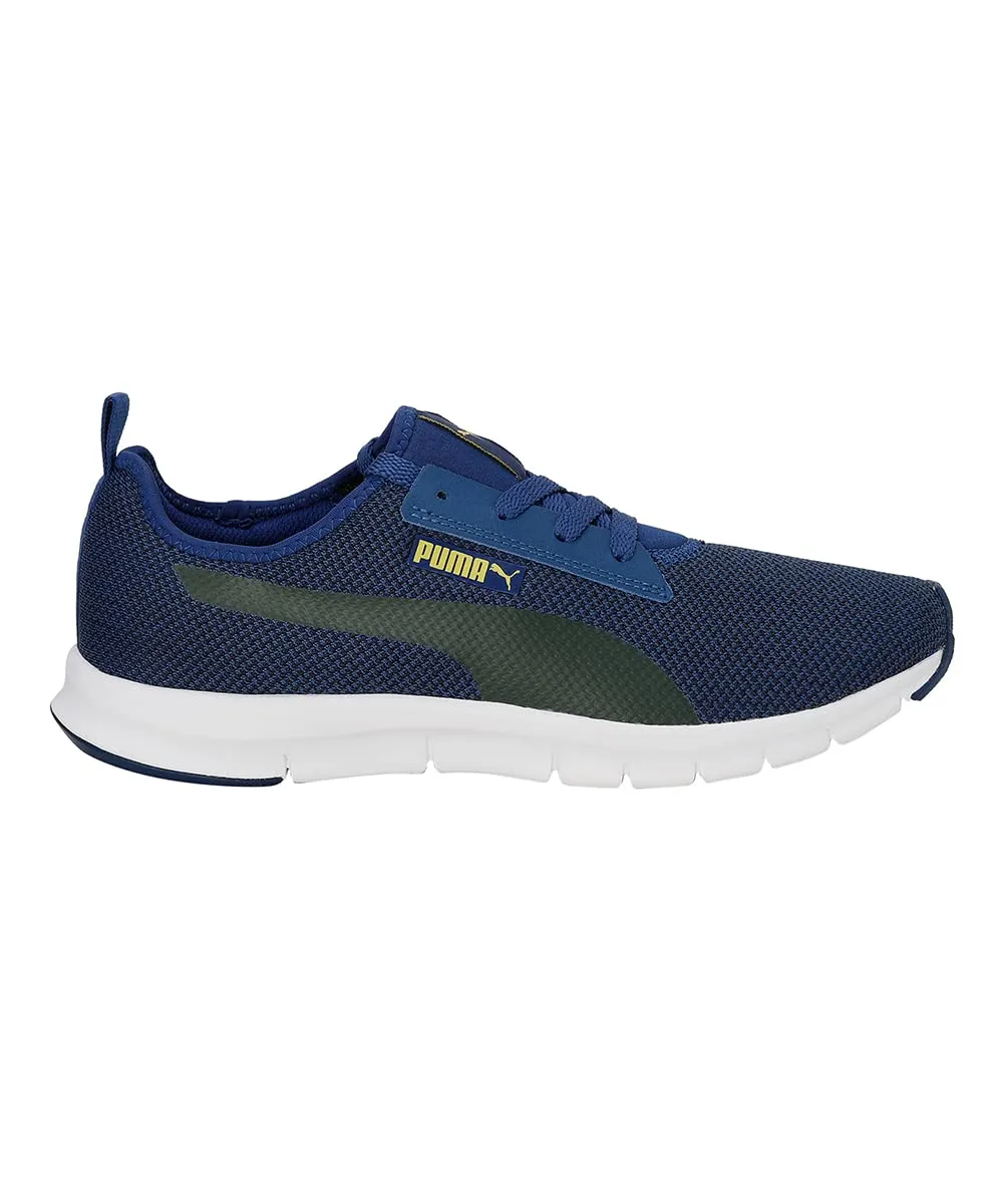 Puma Mens Reflex Blazing Blue-Peacoat-Sun Ray Yellow Sneaker