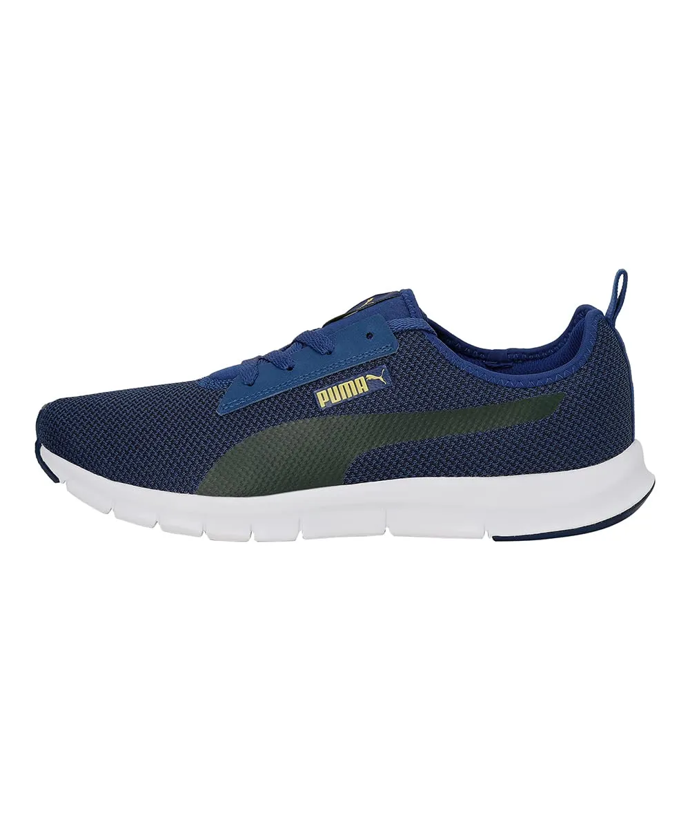 Puma Mens Reflex Blazing Blue-Peacoat-Sun Ray Yellow Sneaker